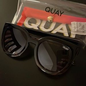 Quay - Noosa BLACK TORTOISE/BROWN POLARIZED